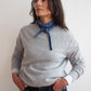 Re-knitted cashmere tie scarf 