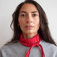 Re-knitted cashmere tie scarf 