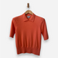 Coral Cashmere Collared Top by PURE Collection