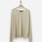 Cream Cashmere V Neck Jumper by Hunt Club