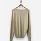 Cream Cashmere V Neck Jumper by Hunt Club