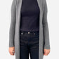 Dark Grey Cashmere Waterfall Cardigan by 41 Hawthorne