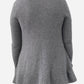 Dark Grey Cashmere Waterfall Cardigan by 41 Hawthorne