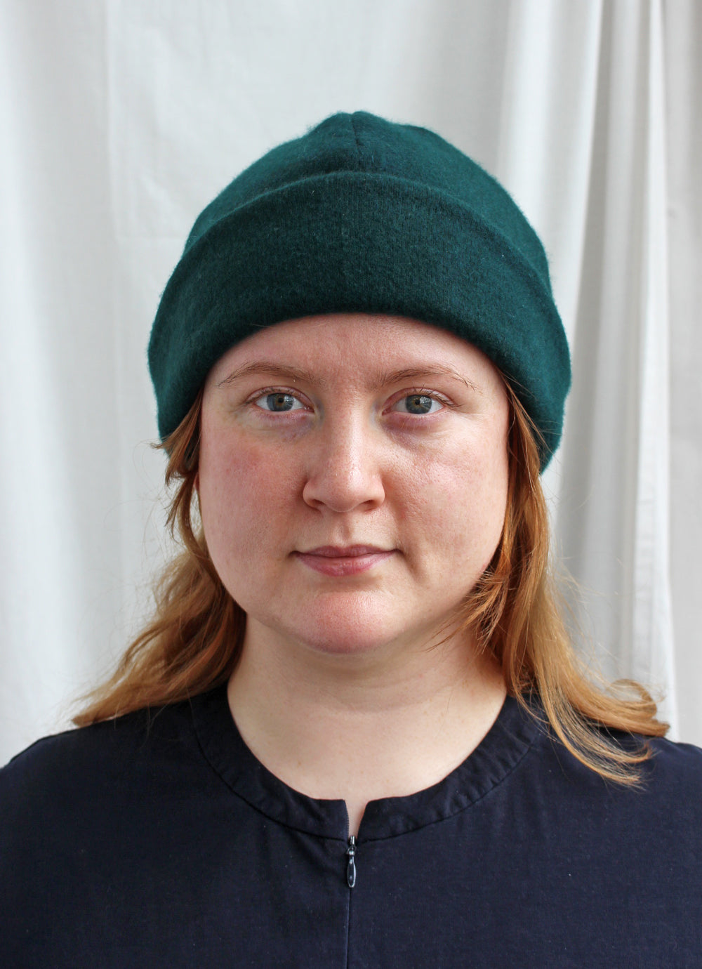 Reclaimed cashmere beanie hat