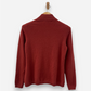Dusty Red Cashmere Zip Up Cardigan by El Corte Inglés