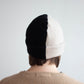 Recycled cashmere beanie hat