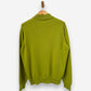 Green Cashmere Half Zip Jumper