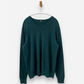 Green Cashmere V Neck Jumper 