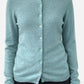 Green Blue Cashmere Crew Neck Cardigan by PURE Collection