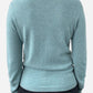 Green Blue Cashmere Crew Neck Cardigan by PURE Collection