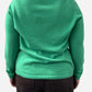 Green Cashmere V Neck Jumper