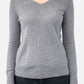 Grey Cashmere V Neck Jumper by C&A