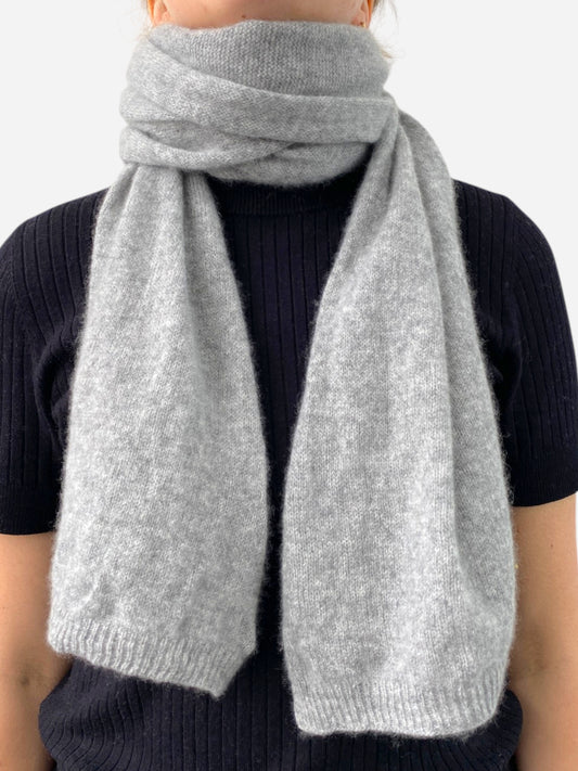 Grey Cashmere Scarf by Codello