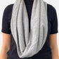 Grey Cashmere Snood by Lucy Nagle