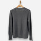 Grey Cashmere V Neck Medium Knit Cardigan by Daniel & Mayer