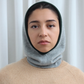 Recycled cashmere hood