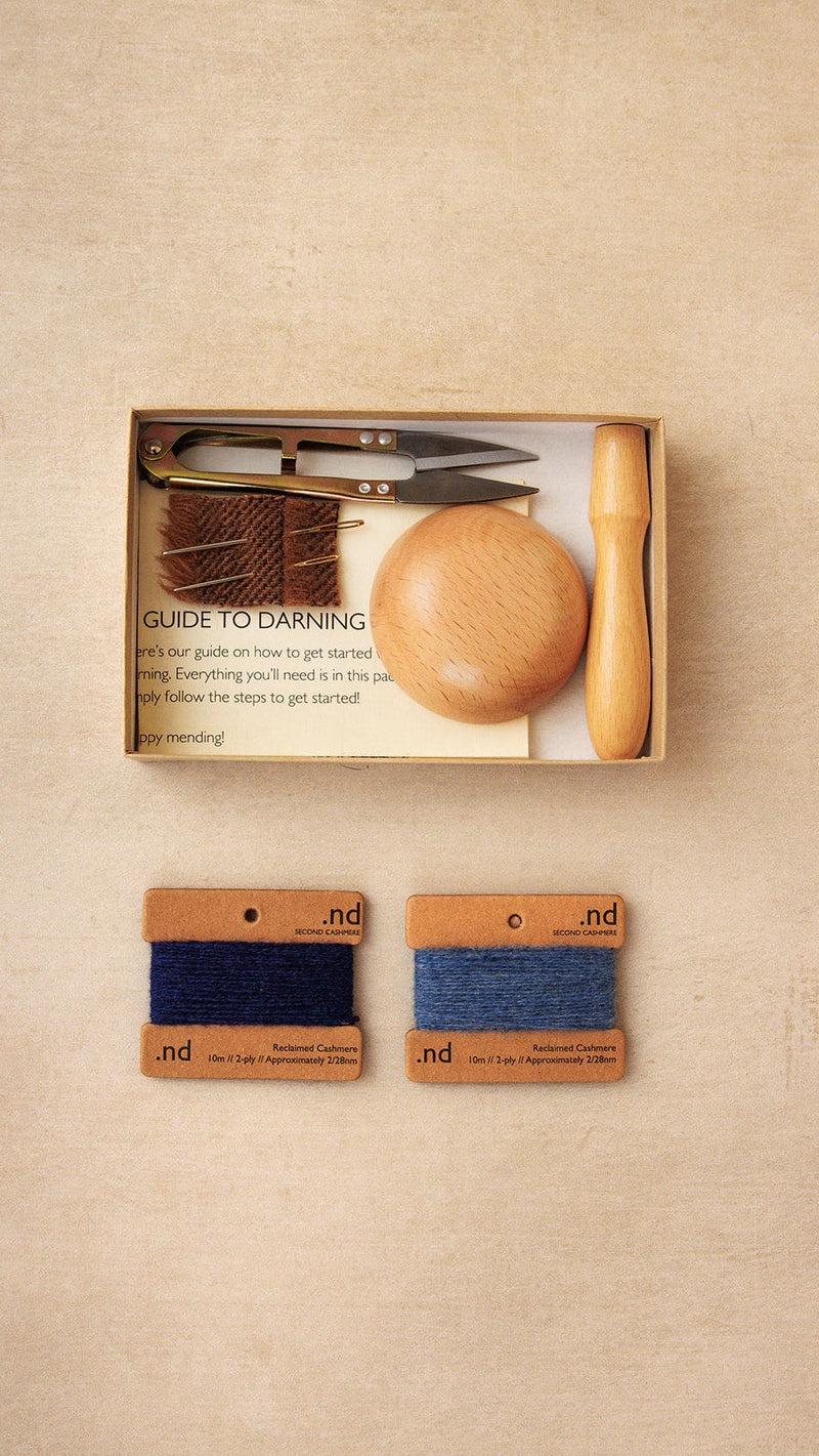 Reclaimed Cashmere Mending Kit