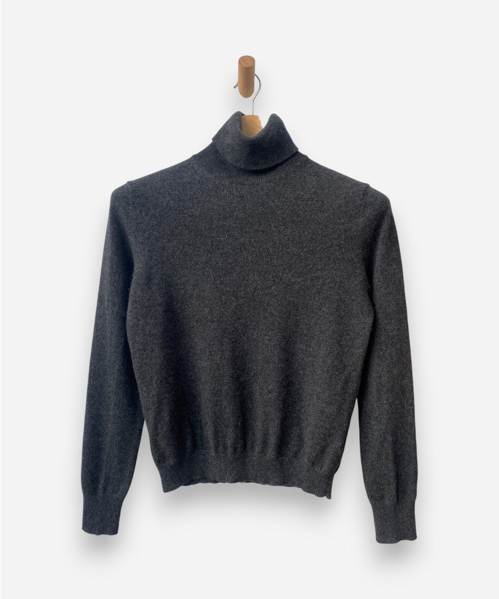 Secondhand cashmere roll neck jumper