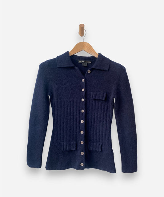 Secondhand cashmere shacket 