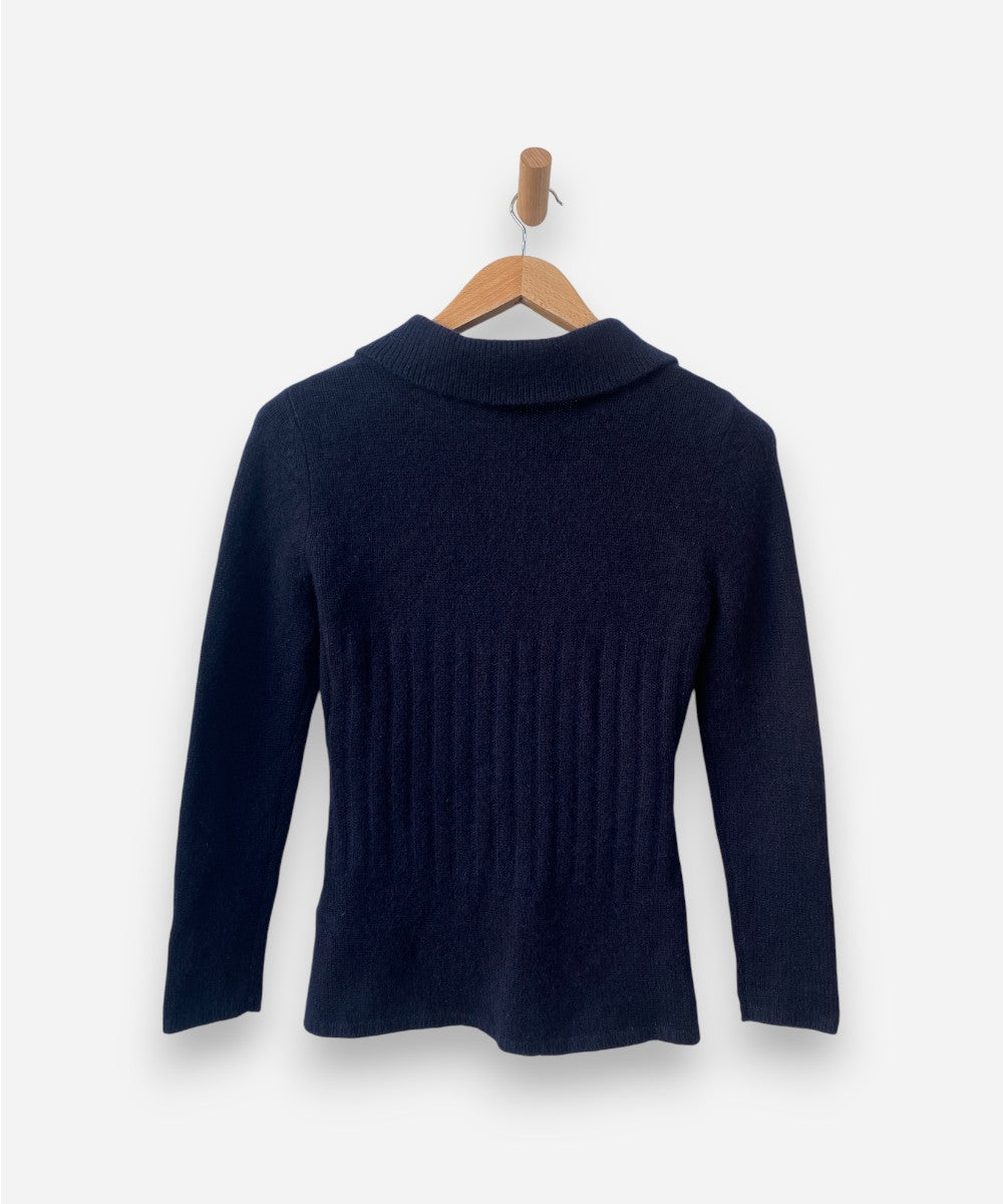 Secondhand cashmere shacket 