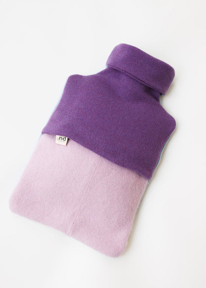 Recycled cashmere hot water bottle cover