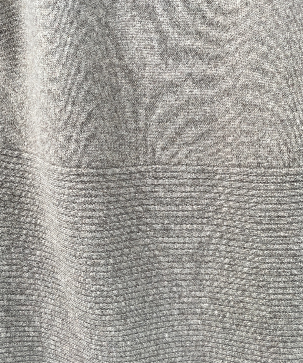 Light Brown Cashmere Waterfall Cardigan by Tahari