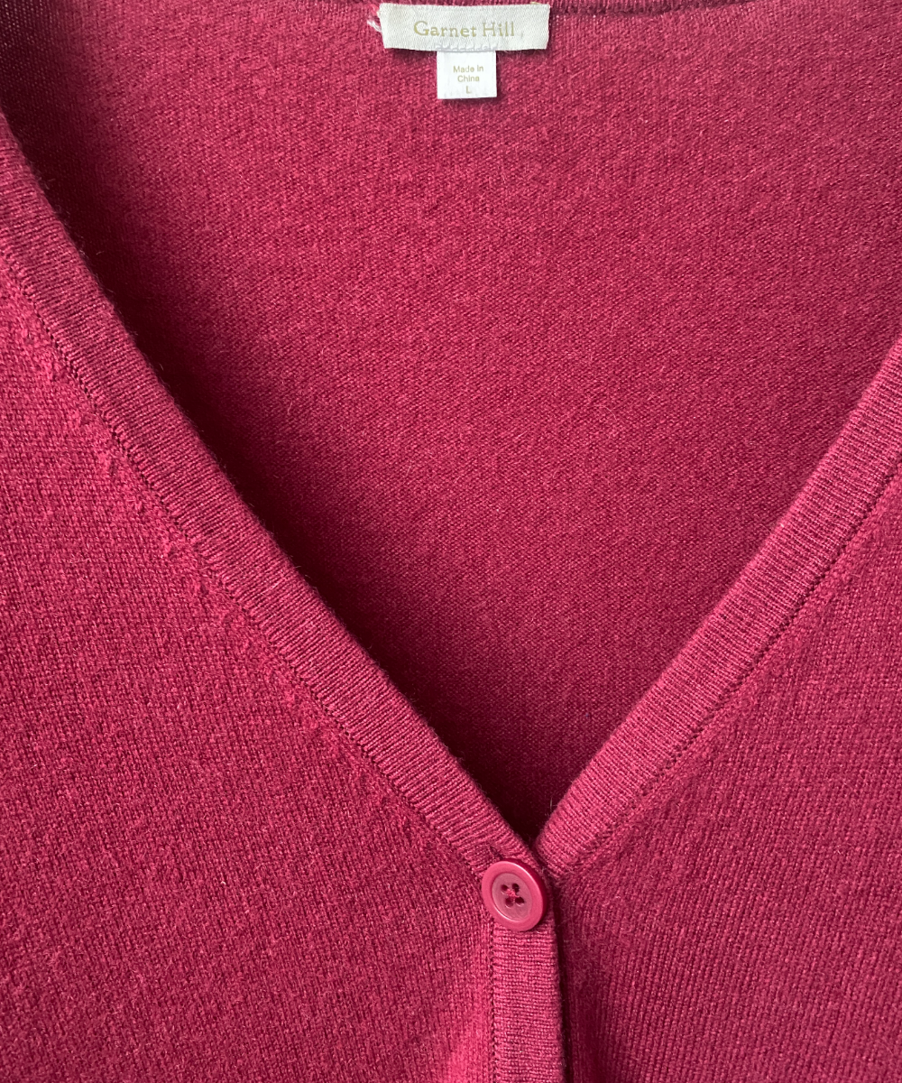 Secondhand cashmere cardigan