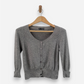 Light Grey Cashmere Round Neck Cardigan by M&S