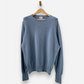 Light Blue Cashmere Round Neck Jumper by N.Peal