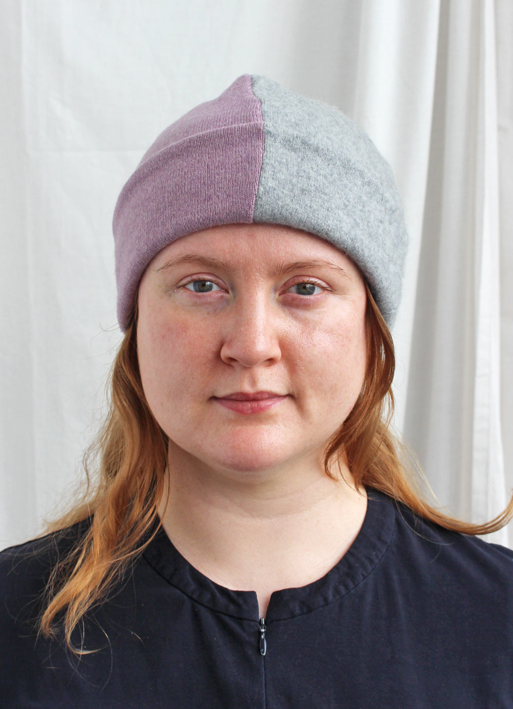 Reclaimed cashmere beanie hat