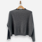 Mid-Grey Cashmere Crew Neck Jumper by Pilcro