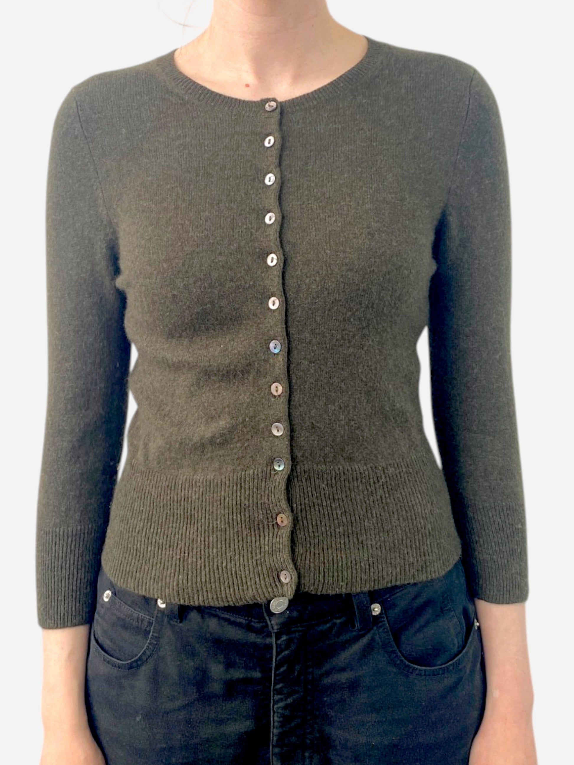 Secondhand cashmere cardigan