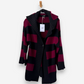 Multicoloured Cashmere Chunky Hoodie Striped Cardigan by Theory