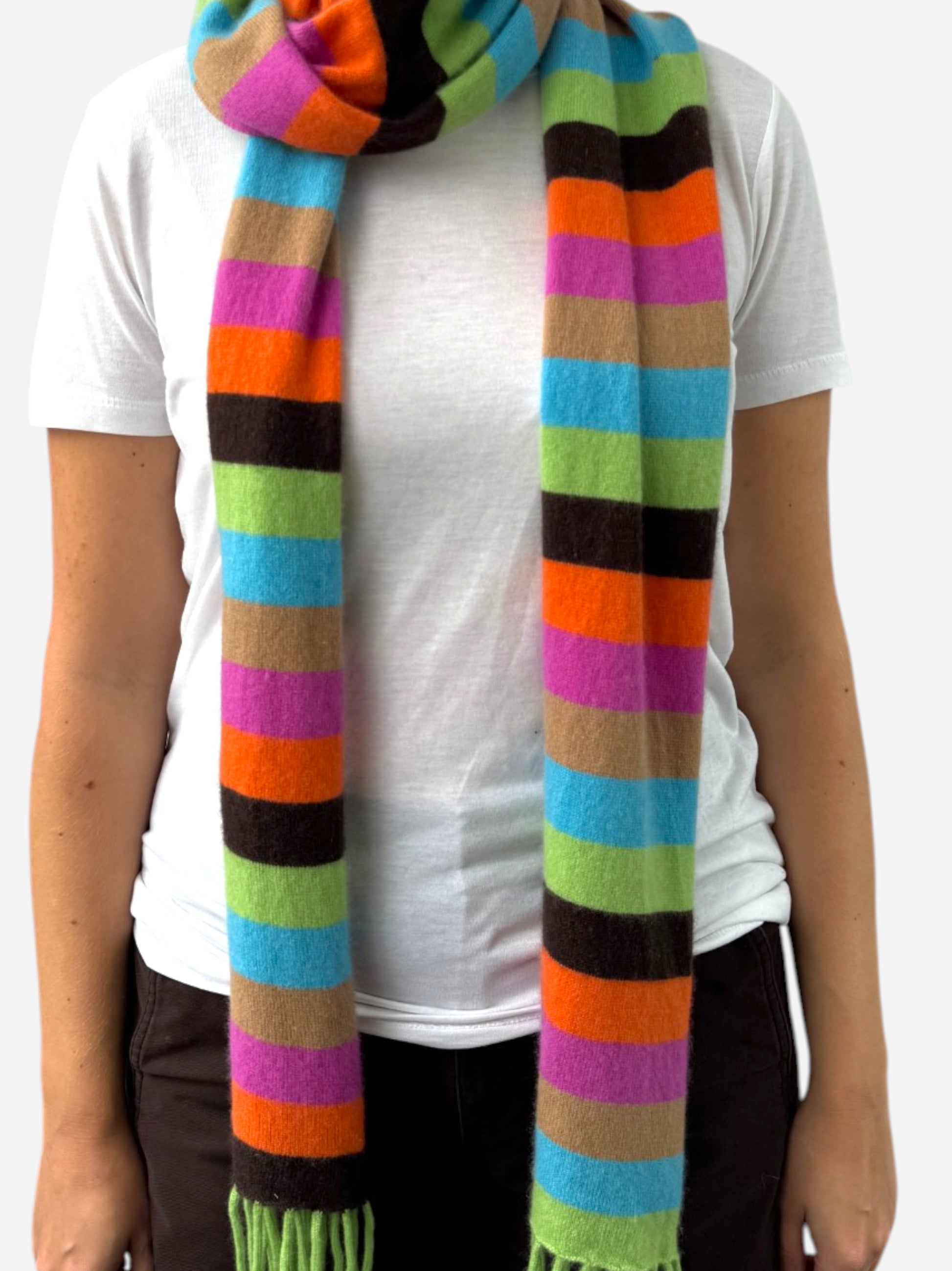 Multicoloured Cashmere Scarf