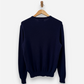 Navy Blue Cashmere Crew Neck Jumper by Tailor & Son