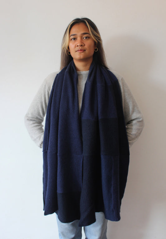 Reclaimed cashmere scarf