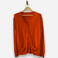 Orange Cashmere V Neck Cardigan by French Connection