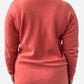 Peach Cashmere Mock Neck Jumper