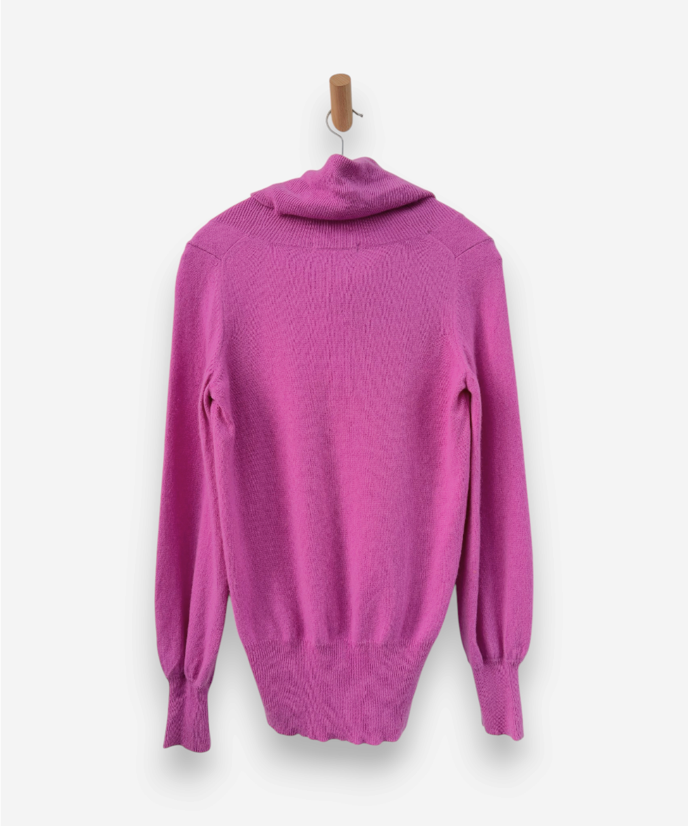 Pink Cashmere Cowl Neck Jumper by M&S