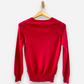 Pink Cashmere V Neck Jumper