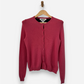 Pink Cashmere Crew Neck Cardigan