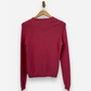 Pink Cashmere Crew Neck Cardigan