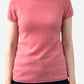 Pink Cashmere Crew Neck Top