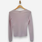 Pink Cashmere V Neck Cardigan