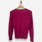 Pink Cashmere V Neck Jumper by S.Oliver