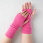 Recycled cashmere hand warmers