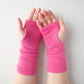 Recycled cashmere hand warmers