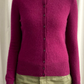 Plum Cashmere Crew Neck Cardigan by Lord and Taylor