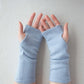 Recycled cashmere hand warmers