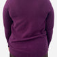 Purple Cashmere V Neck Jumper by Samsøe Samsøe